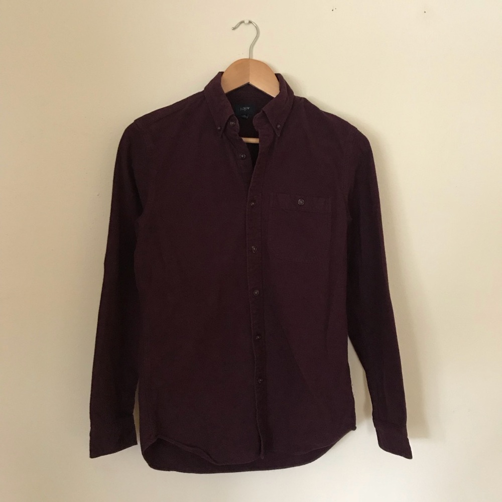 J.Crew Flannel with Elbow Patches